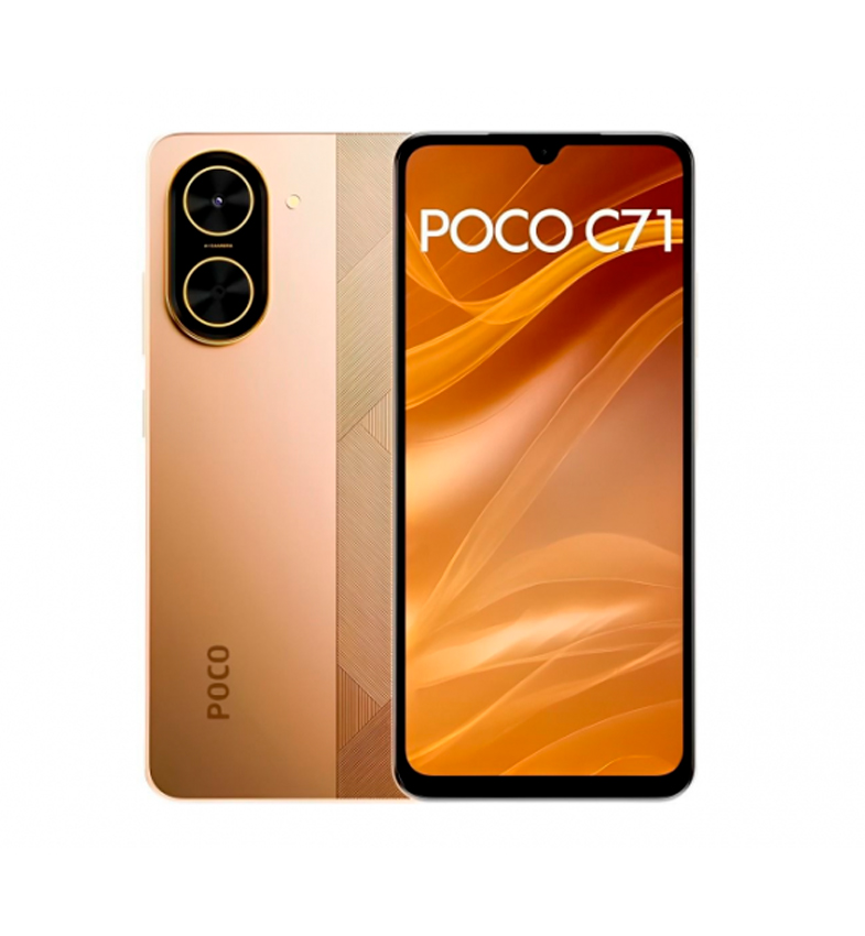 CELULAR XIAOMI POCO C71 DUAL 128GB/4GB RAM GOLD
