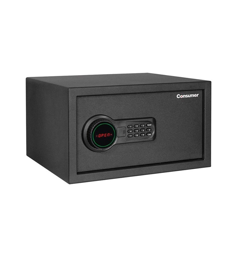 CAJA DE SEGURIADA DIGITAL CON LCD TIPO LAPTOP