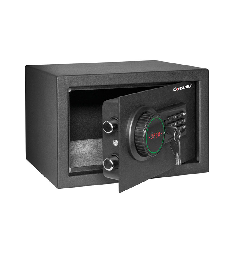 CAJA DE SEGURIDAD CHICA CON LCD DIGITAL CONSUMER