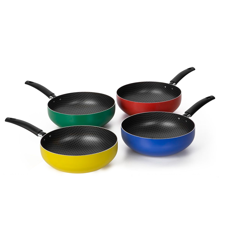 WOK SARTEN 28 C/TAPA
LINEA: COLOR POP