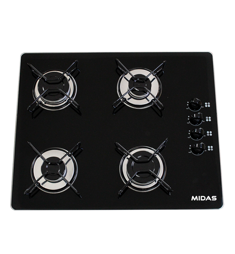 ANAFE EMPOTRABLE MIDAS A GAS B2 4 HORNALLAS