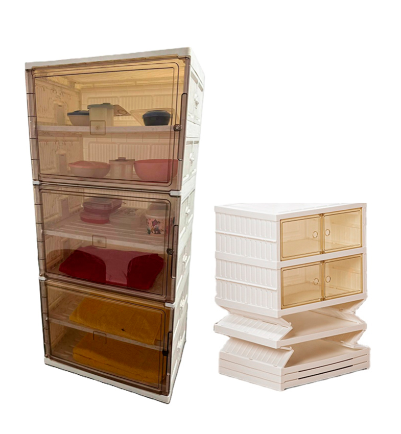 ORGANIZADOR ANNECY MULTIUSO PLEGABLE REFORZADO 4 PUERTAS Y 6 COMPARTIMENTOS REF. CL-020