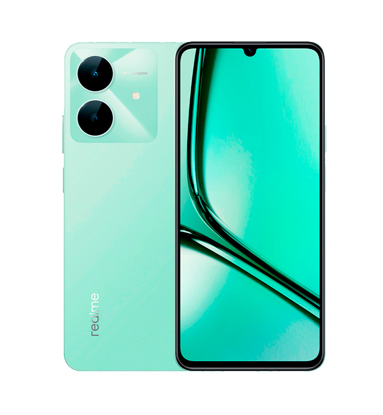 CELULAR REALME NOTE 60X RMX3938 128GB/4GB DUAL SIM WILDERNESS GREEN ANATEL