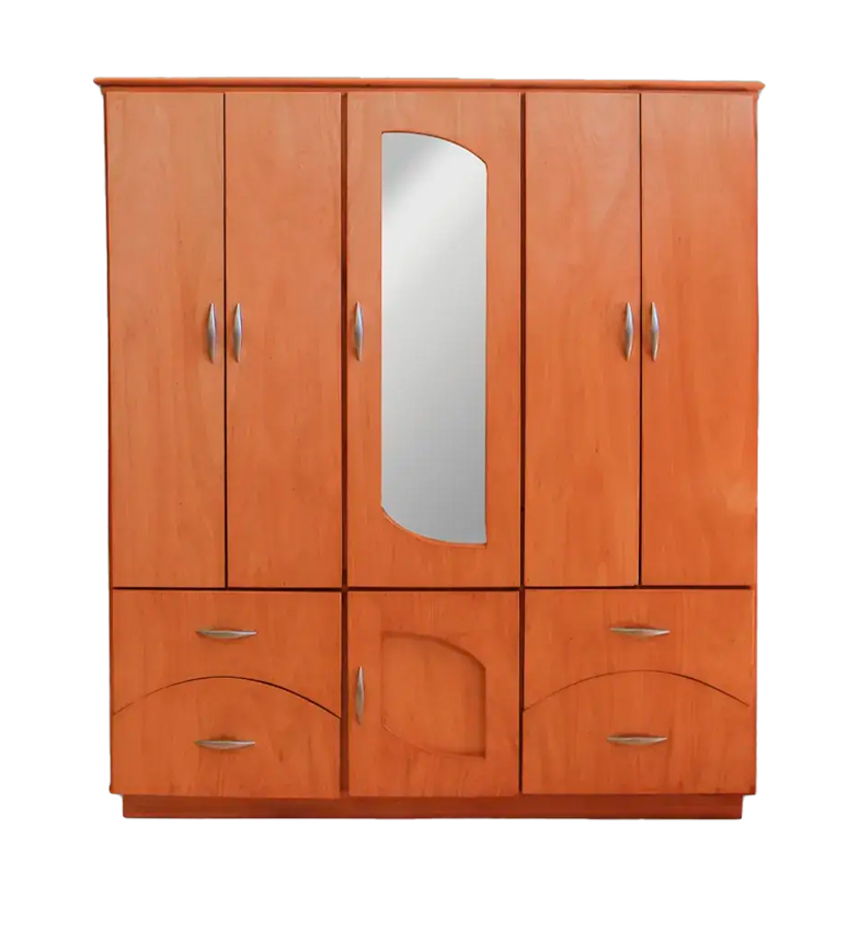 PLACARD DE 5 CUERPOS LA CERRADO COLOR LUSTRE: CEDRO NATURAL