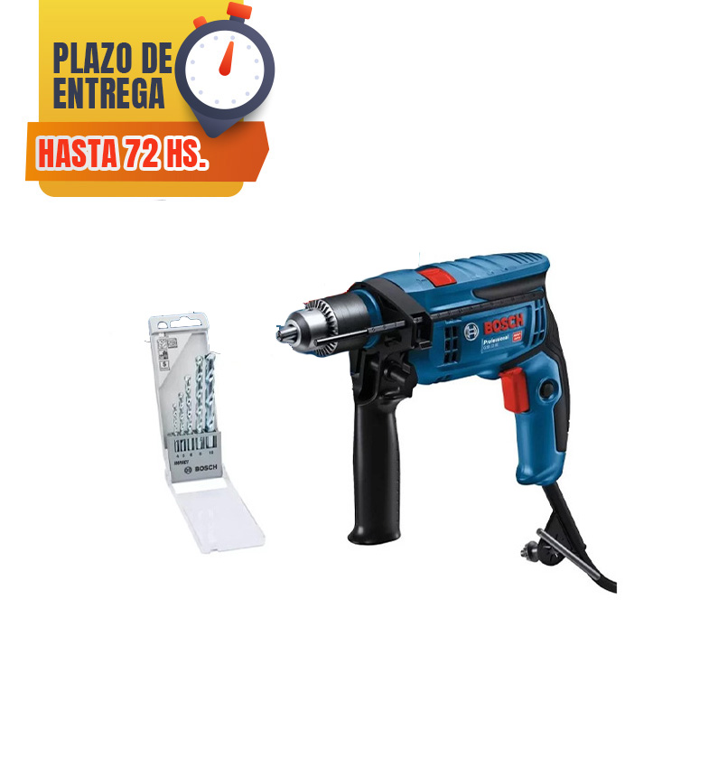 BOSCH ROTOMARTILLO GSB 13 RE 750W 220V +5 BROCAS