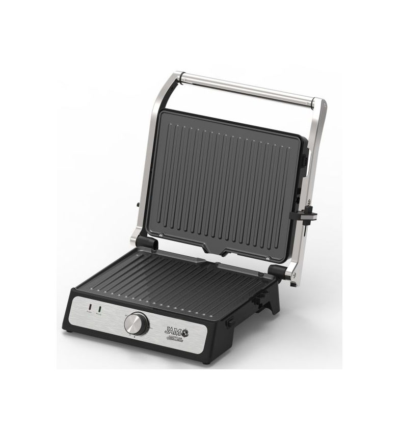 PLANCHA GRILL JAM KJ-229 PLACAS INTERCAMBIABLES FLEXIBLE 180°