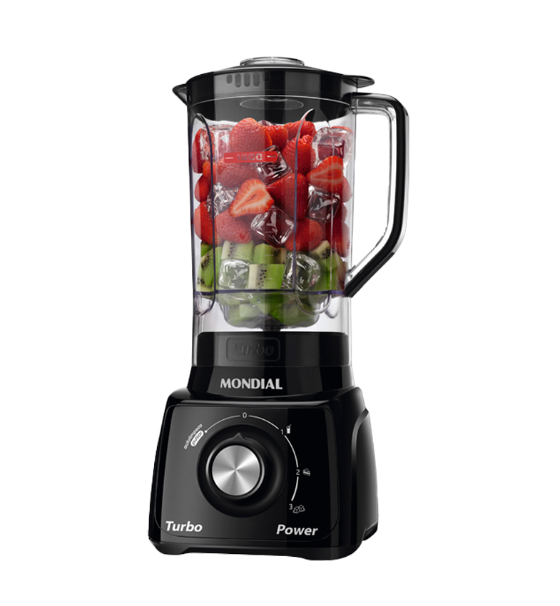 LICUADORA TURBO POWER - BLACK 3 VELOCIDADES - 2,2L