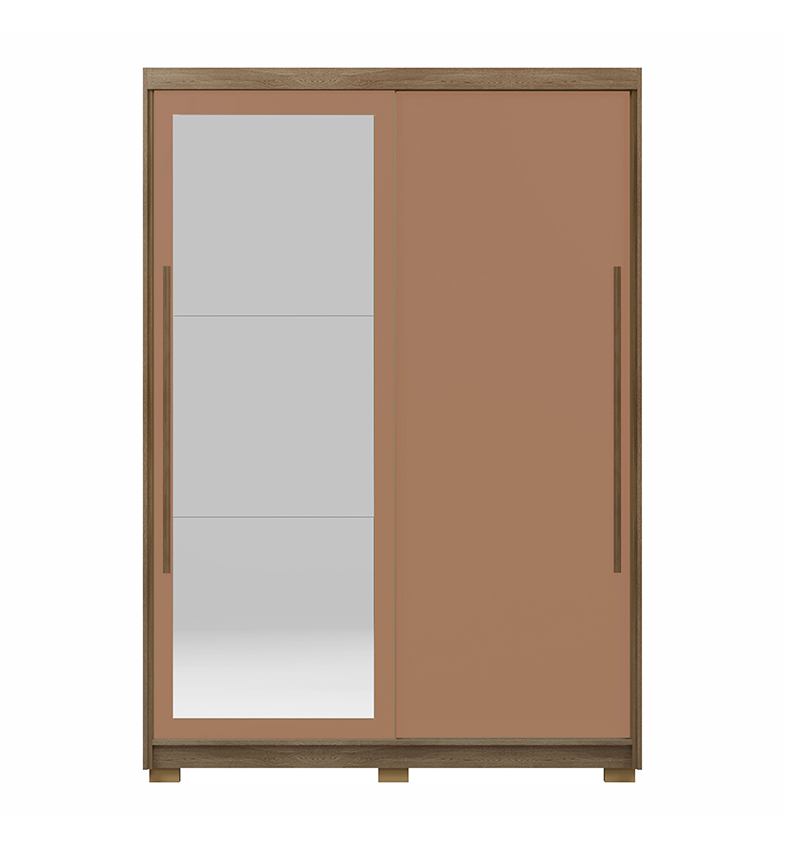 ROPERO MOVELMAX DUBAI INFINITY 2PTAS CORRED C/ESPEJO NATURE/CAMARIN